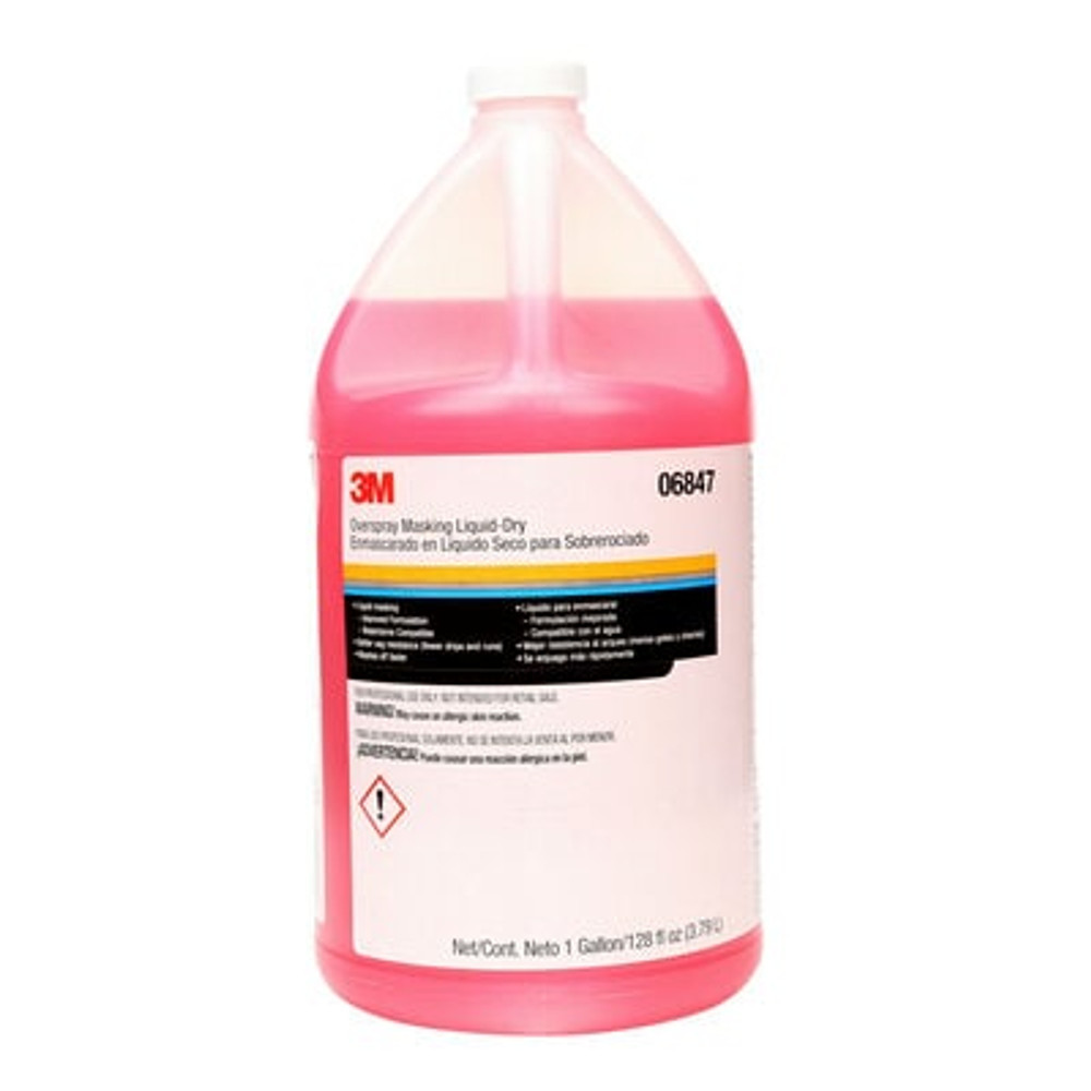 3M Overspray Masking Liquid Dry, 06847, 1 Gallon