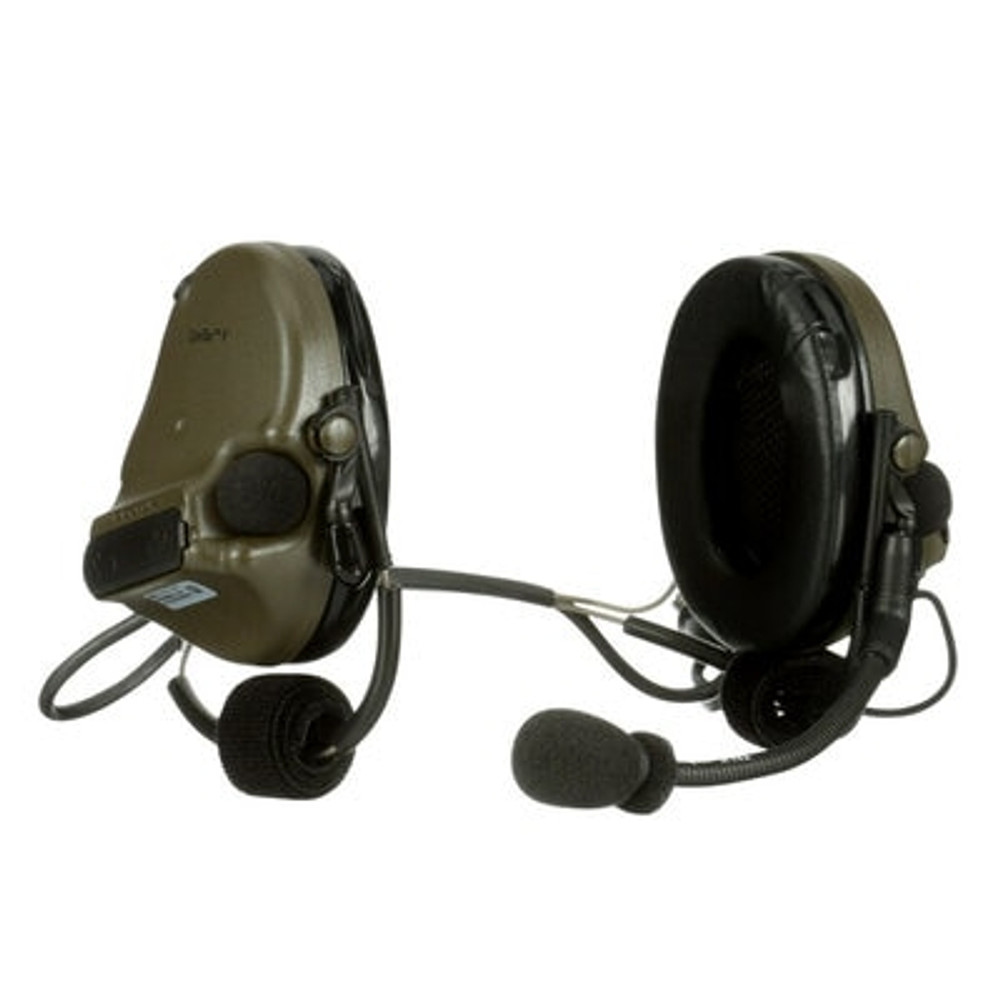 3M PELTOR ComTac V Headset MT20H682BB-47 GN, Neckband, Single Lead,
Standard Dynamic Mic, NATO Wiring, Green, 10 ea/Case