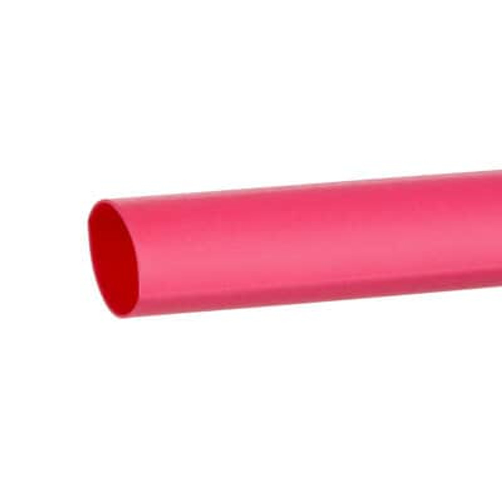 3M Heat Shrink Thin-Wall Tubing FP-301-3/8-48"-Red-125 Pcs, 48 inLength sticks, 125 pieces/case 59838