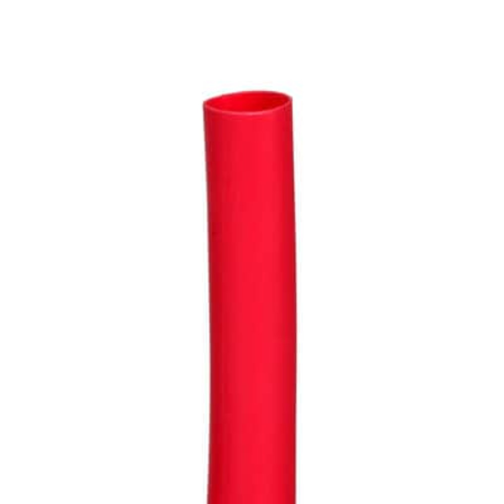3M Heat Shrink Thin-Wall Tubing FP-301-1/4-Red-200`: 200 ft spool
length, 600 ft/case