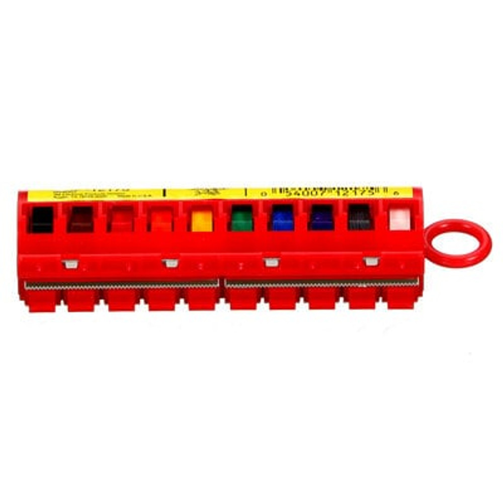 3M ScotchCode Wire Marker Tape Dispenser with Tape STD-C, compact
design for easy handling, 25/Case