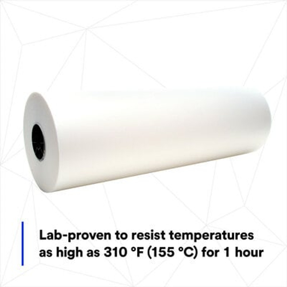 3M High Temperature Paint Masking Film 7300 Translucent, 48 in x 1500
ft, 2 mil, 1 Roll/Case