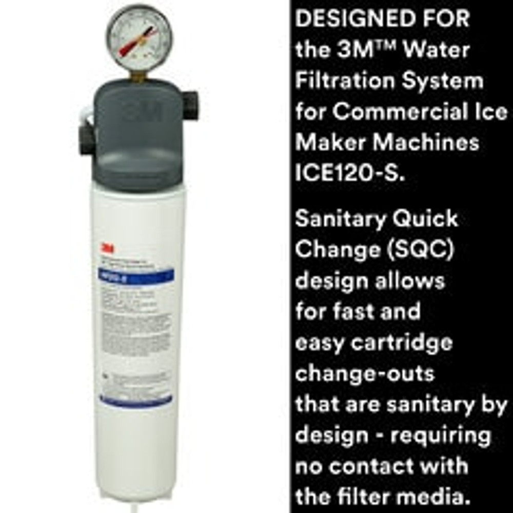 3M High Flow Series Filter Cartridge HF20-S, 5615103, 0.5 um NOM, 1.5gpm, 9000 gal, 6/case 80141 Industrial 3M Products & Supplies