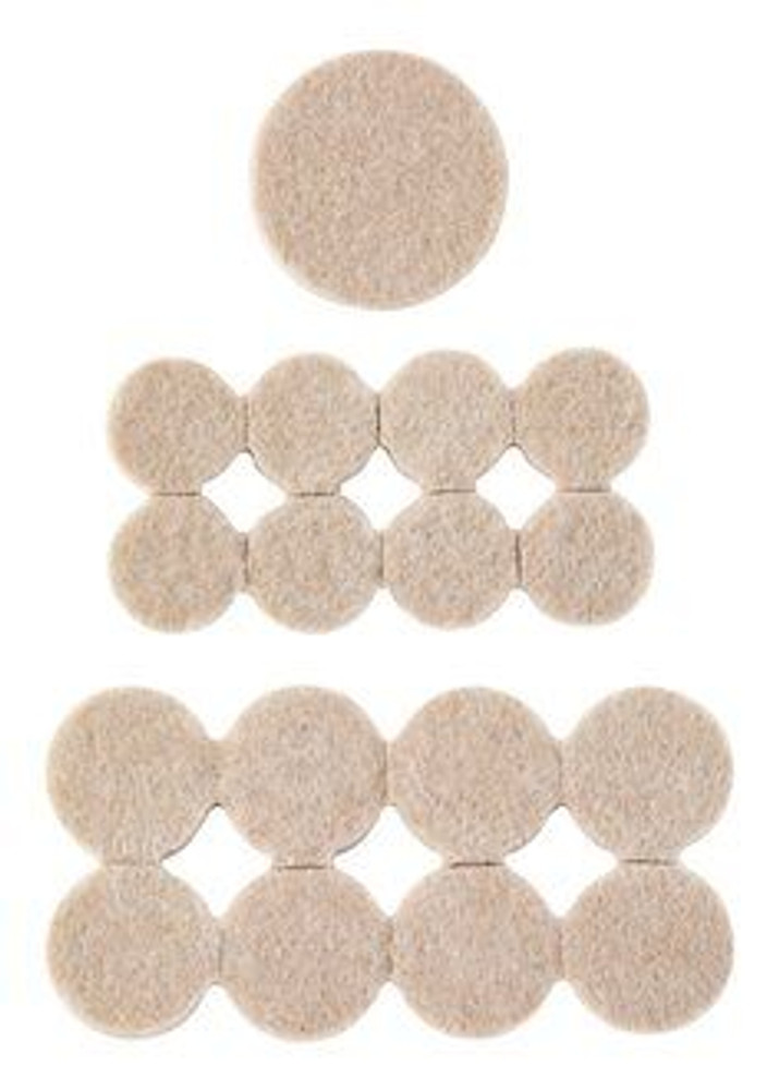 Scotch Felt Pads Value Pack, SP842-NA, Beige, 36 Pack 41224 Industrial 3M Products & Supplies