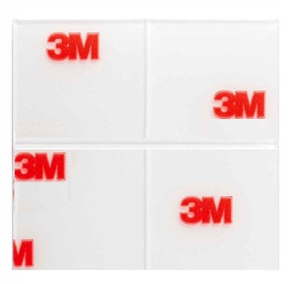 Scotch-Mount Clear Double-Sided Mounting Squares 410H-SQ-48, 1 in x 1 in (2.54 cm x 2.54 cm) EA, 48 Squares