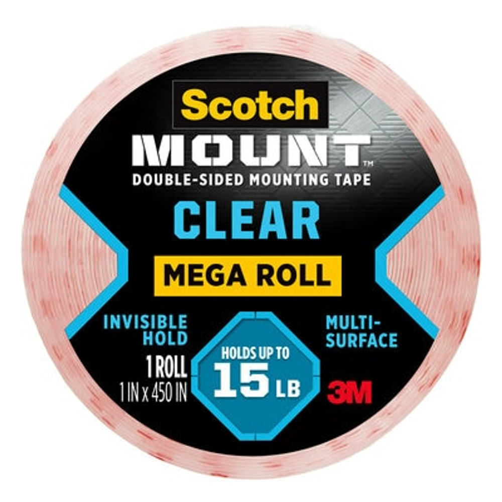 Scotch-Mount Clear Double-Sided Mounting Tape