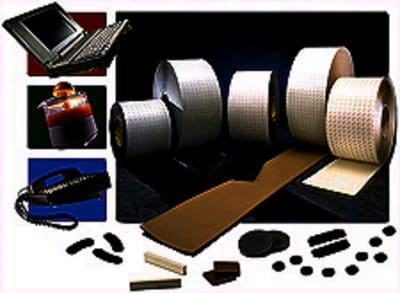 3M Bumpon Resilient Rollstock SJ6208 White R25FL, 4.5 in x 36 yds