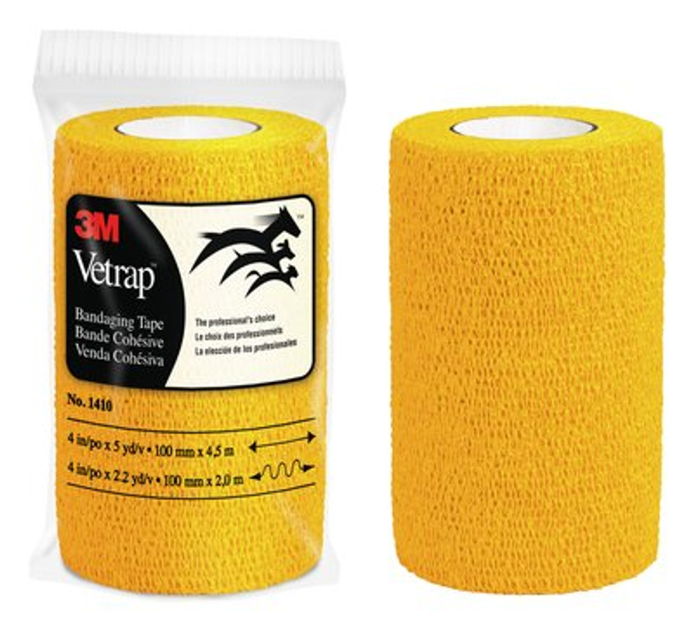 1410GD Vetrap Bandaging Tape 4 inch Gold