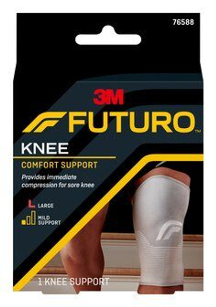 FUTURO Comfort Knee Support, 76588ENR, Large 20100 Industrial 3M Products & Supplies | Gray