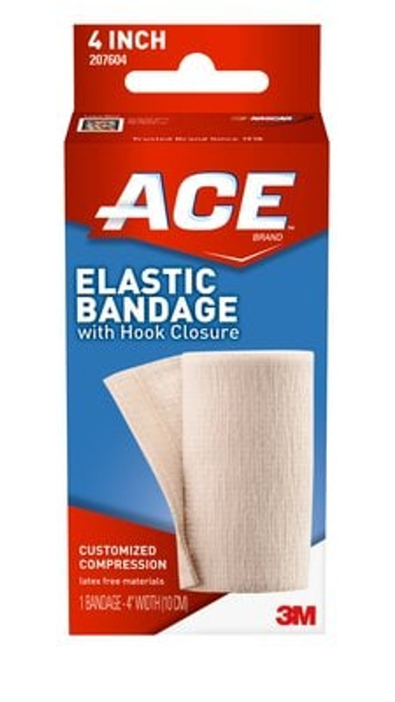 ACE Elastic Bandage w/hook closure 207604, 4 in 20363