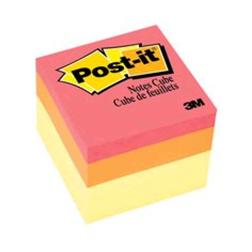 Post-it Notes Cube 2051-EBO-R, 1 7/8 in x 1 7/8 in (47.6 mm x 47.6 mm) 97420