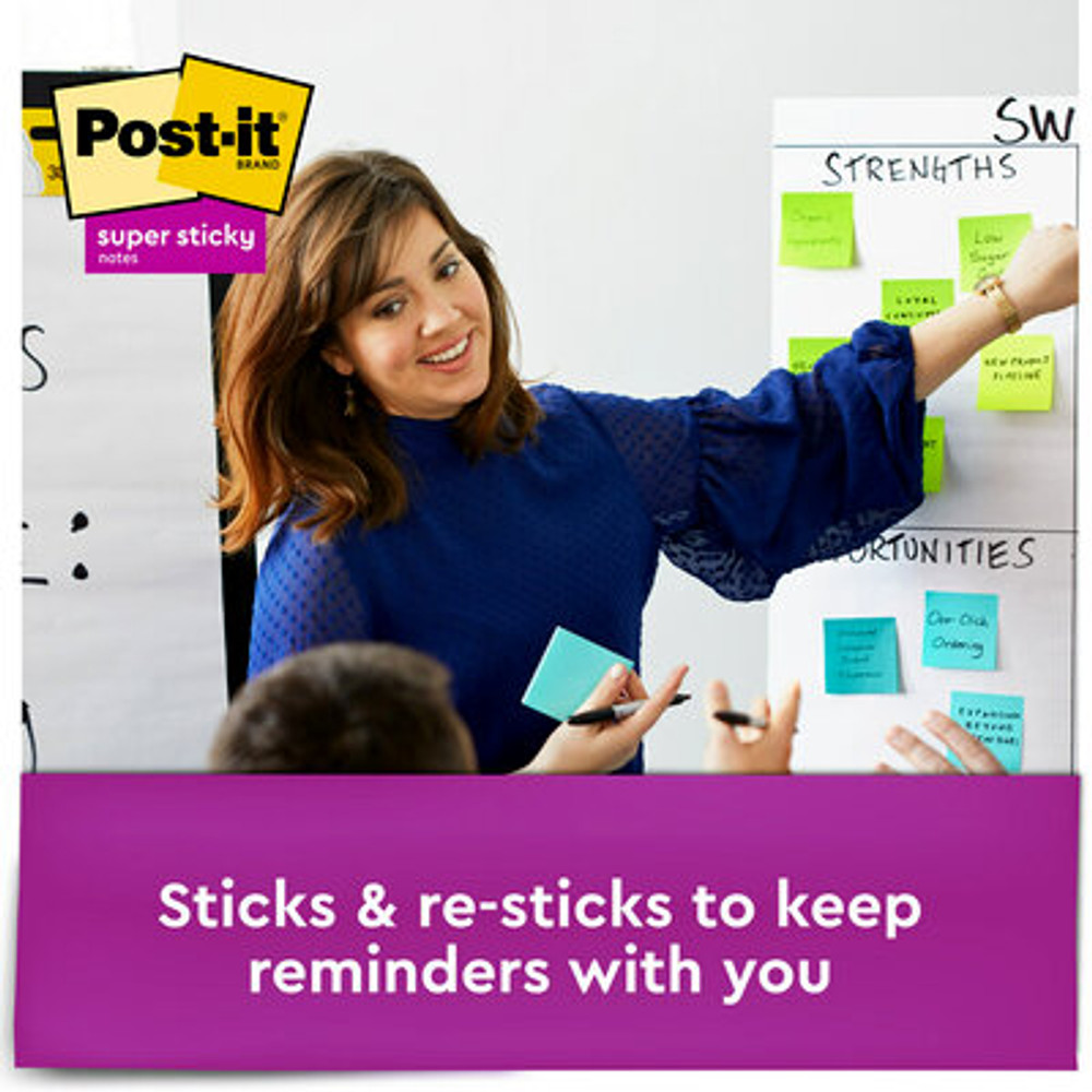 Post-it Super Sticky Notes 654-SSMPDQ