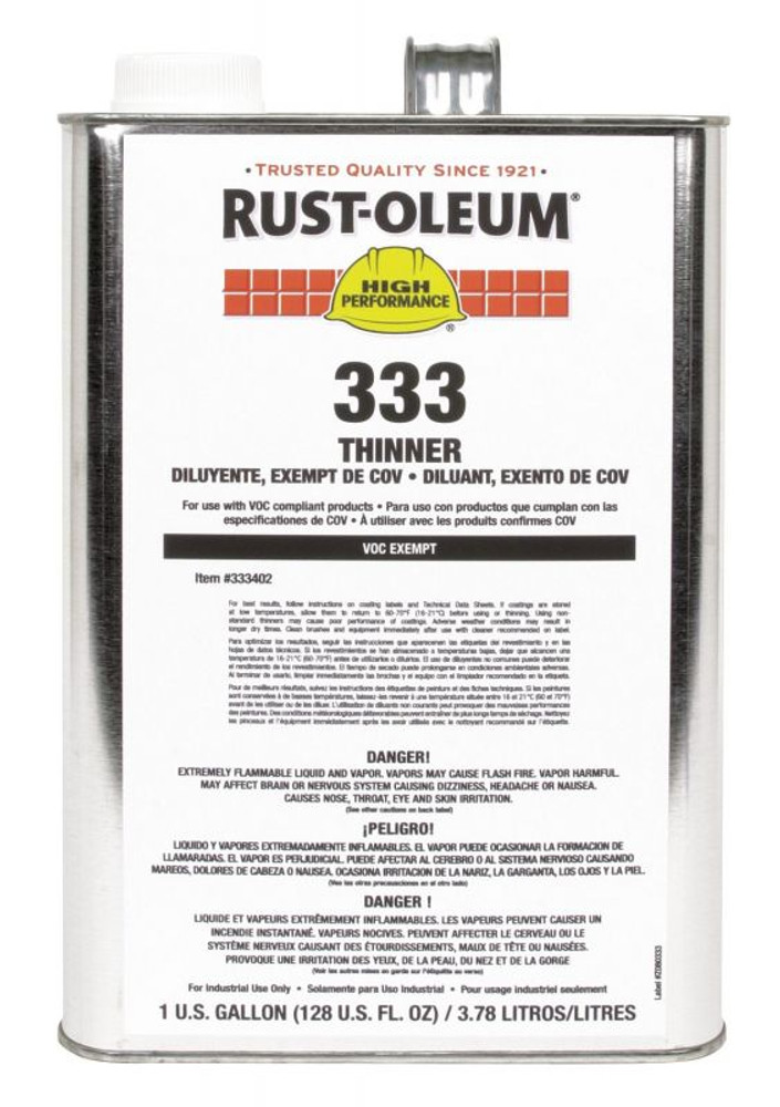 High Performance 333 333402 Rust-Oleum | Acetone Thinner