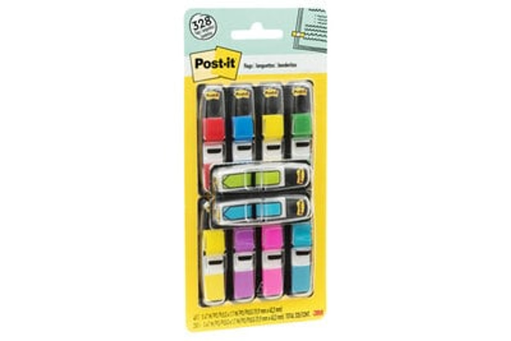 Post-it Flags 683-VAD1, .47 in. x 1.7 in. Assorted