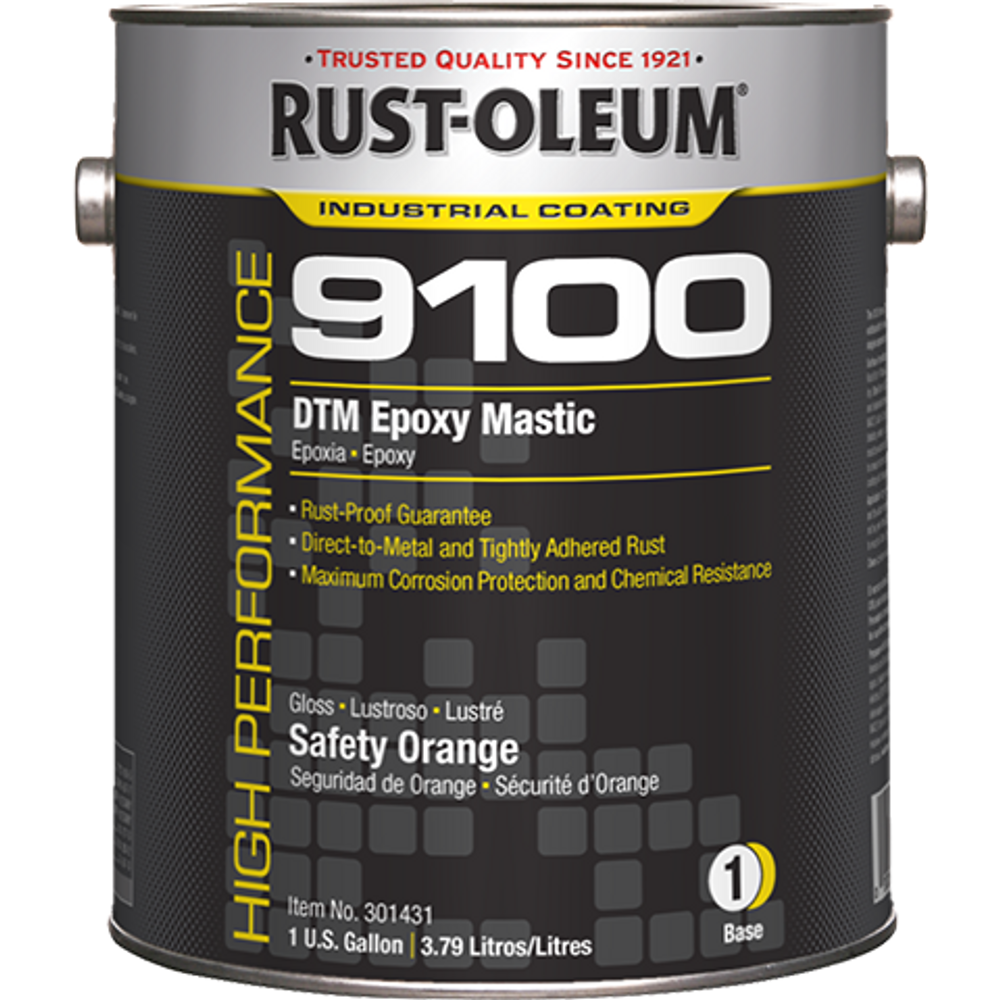 High Performance 9100 System DTM Epoxy Mastic A914414300 Rust-Oleum | Yellow