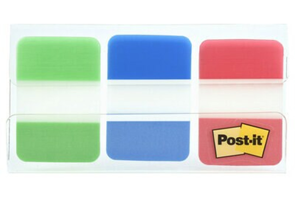 Post-it Tabs, 686-GBR, 1 in. x 1.5 in. (25,4 mm x 38,1 mm)