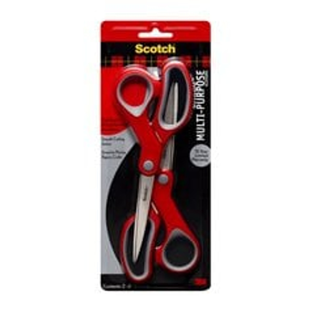 Scotch Multi-Purpose Scissor, 1428-2, 8 in, 2-Pack 90977