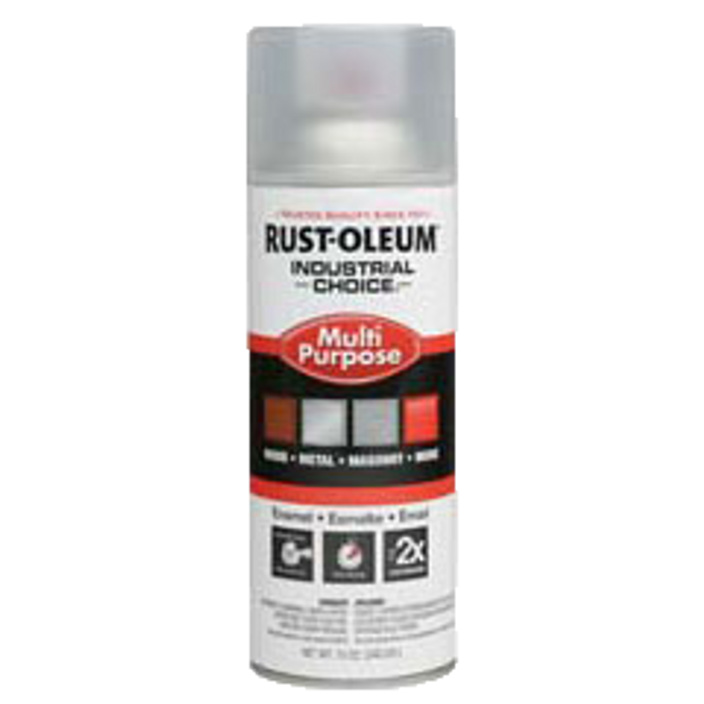 Industrial Choice 1600 System Multi-Purpose Enamel Sprays 1610830 Rust-Oleum | Crystal Clear