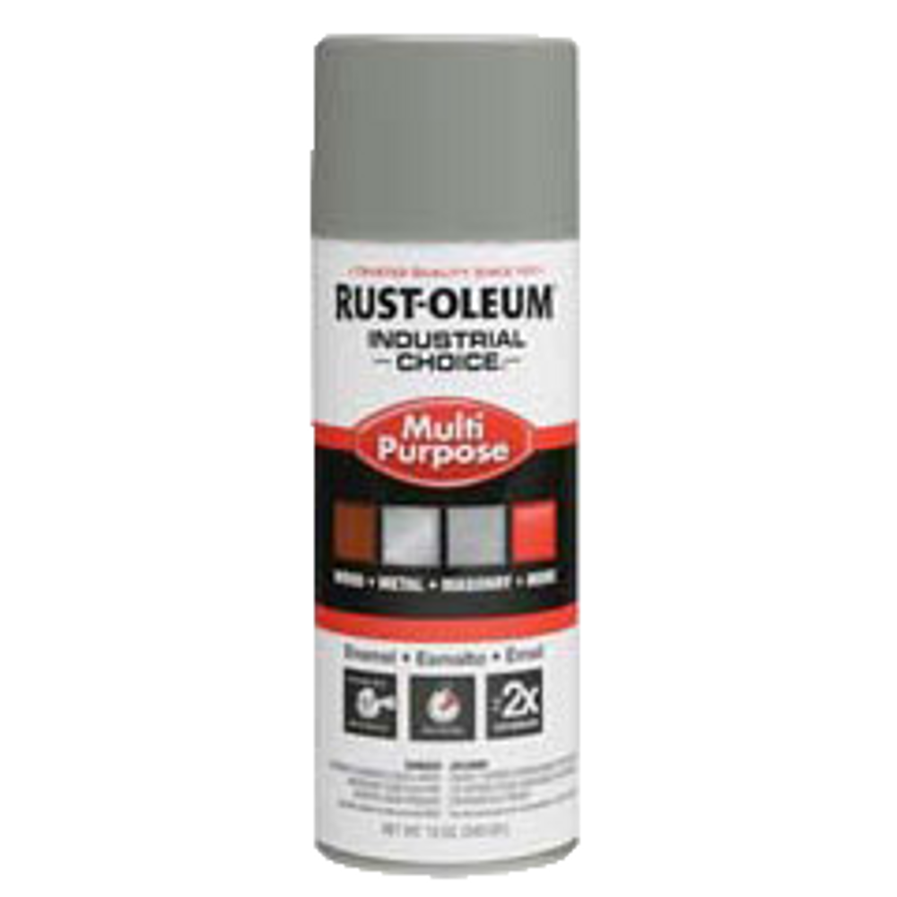 Industrial Choice 1600 System Multi-Purpose Enamel Sprays 1684830 Rust-Oleum | Dove Gray