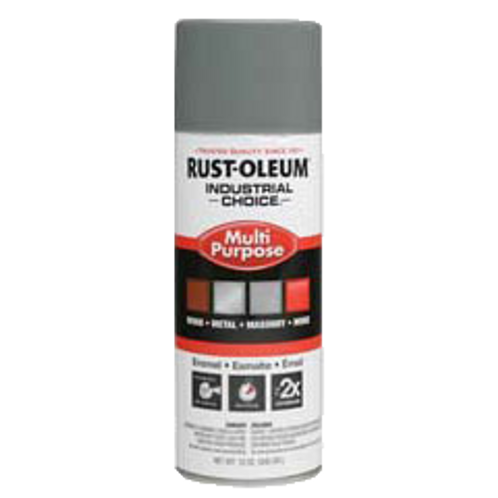 Industrial Choice 1600 System Multi-Purpose Enamel Sprays 1688830 Rust-Oleum | Smoke Gray