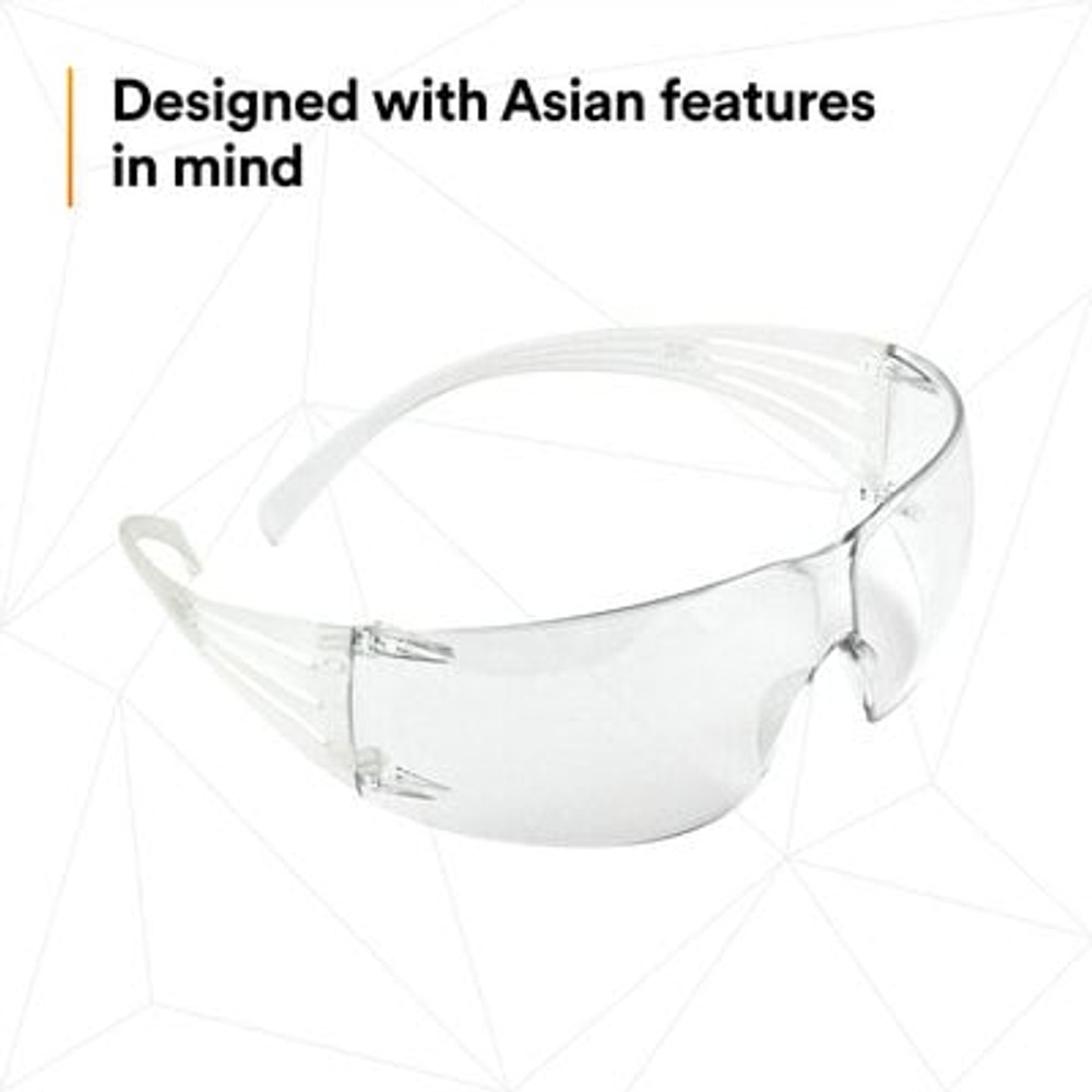 3M SecureFit Protective Eyewear SF301AF, Clear Lens, 20 EA/Case