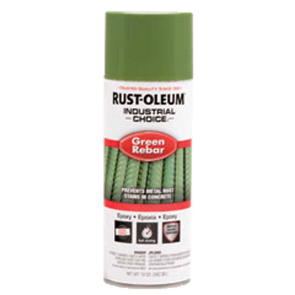 Industrial Choice RB1600 System Rebar Epoxy Spray 261937 Rust-Oleum | Green Rebar