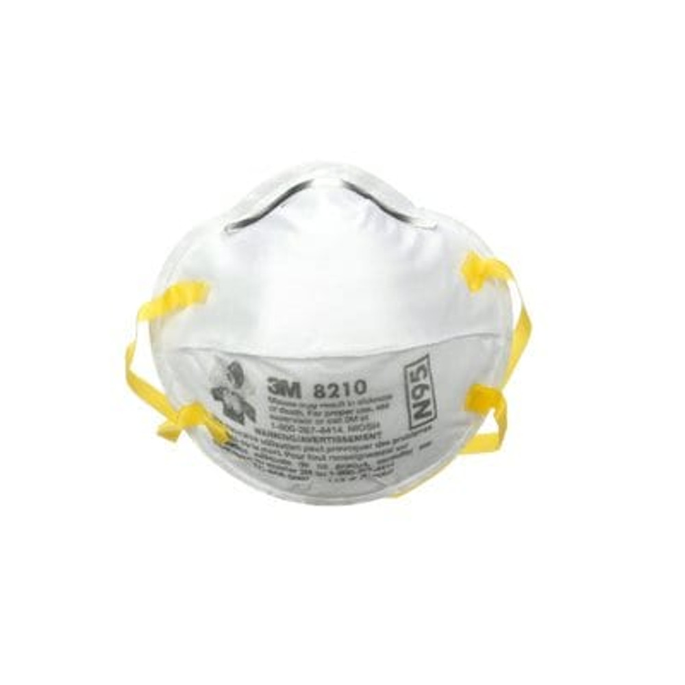 3M Performance Drywall Sanding Respirator N95 Particulate, 8210D2-DC, 2
eaches/pack, 12 packs/case