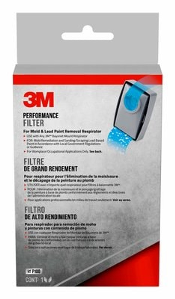 3M Performance Filter For Mold & Lead Paint Removal Respirator