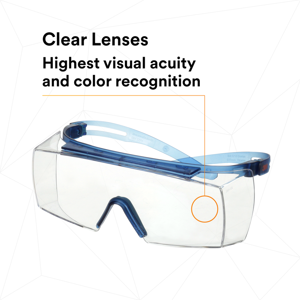 3M SecureFit 3700 Series SF3701SGAF-BLU | Protective Eyewear