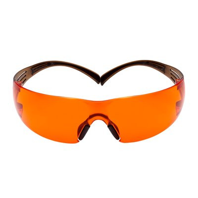3M SecureFit Safety Glasses SF406SGAF-BLA, Black/Brown | Durable