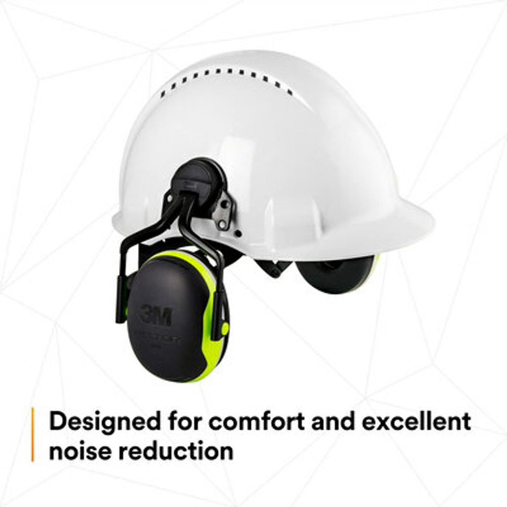 3M PELTOR Earmuffs X4P5E, Forestry Orange, 10 EA/Case