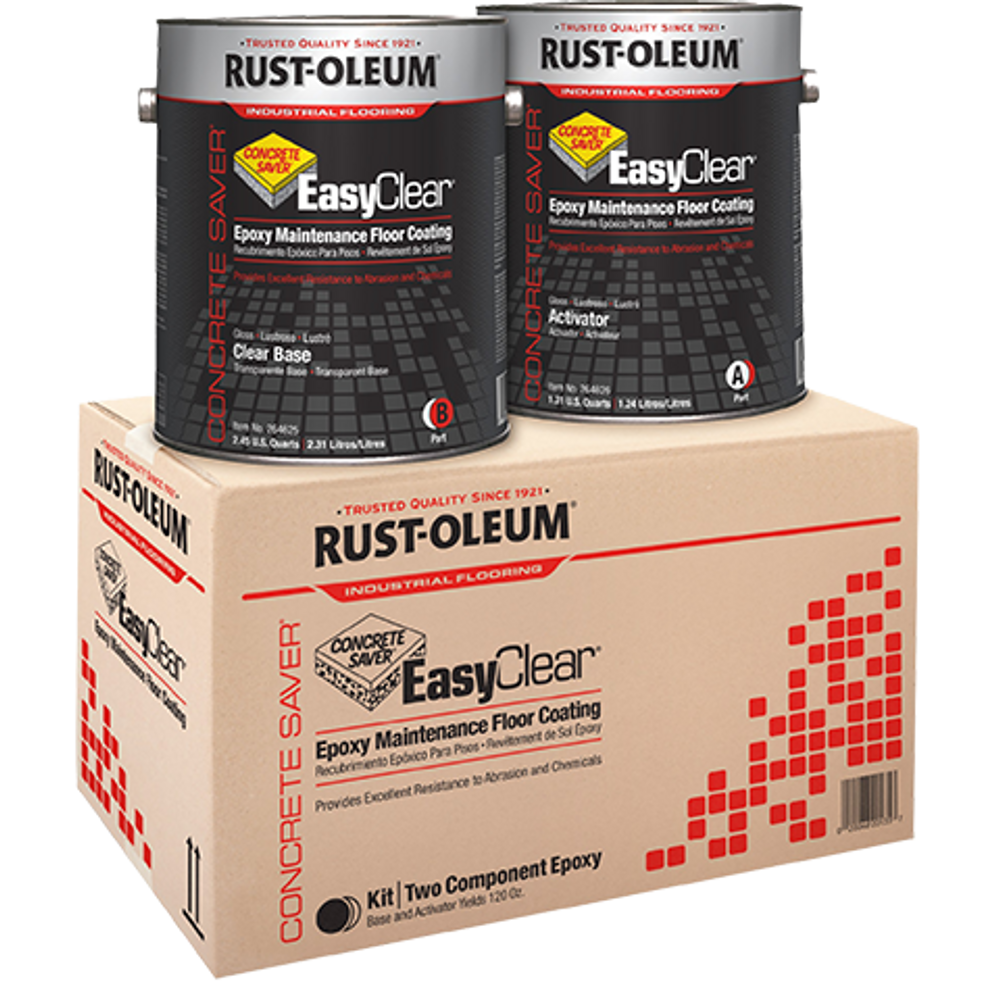 Concrete Saver EASYClear Epoxy Maintenance Floor Coating 256673 Rust-Oleum