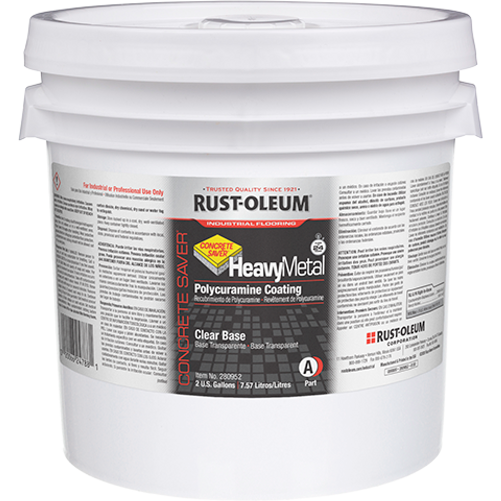 Concrete Saver Heavy Metal Decorative Floor Coating 280928 Rust-Oleum | Silver Bullet