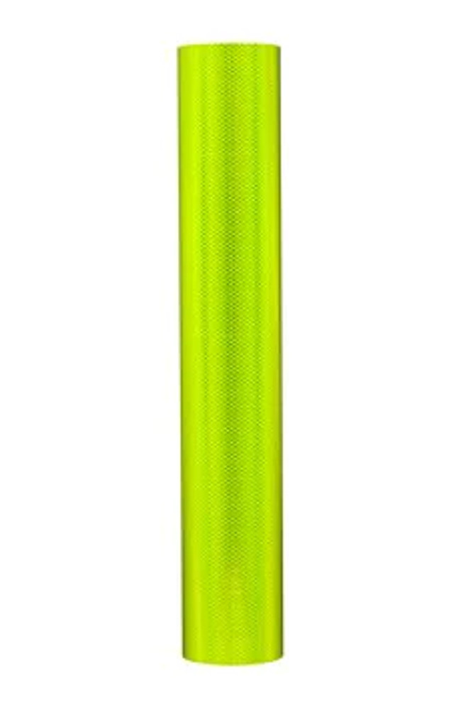 3M Diamond Grade DG Reflective Sheeting 4083, Fluorescent
Yellow-Green, with Lead/Trailer, 24 in x 50 yd