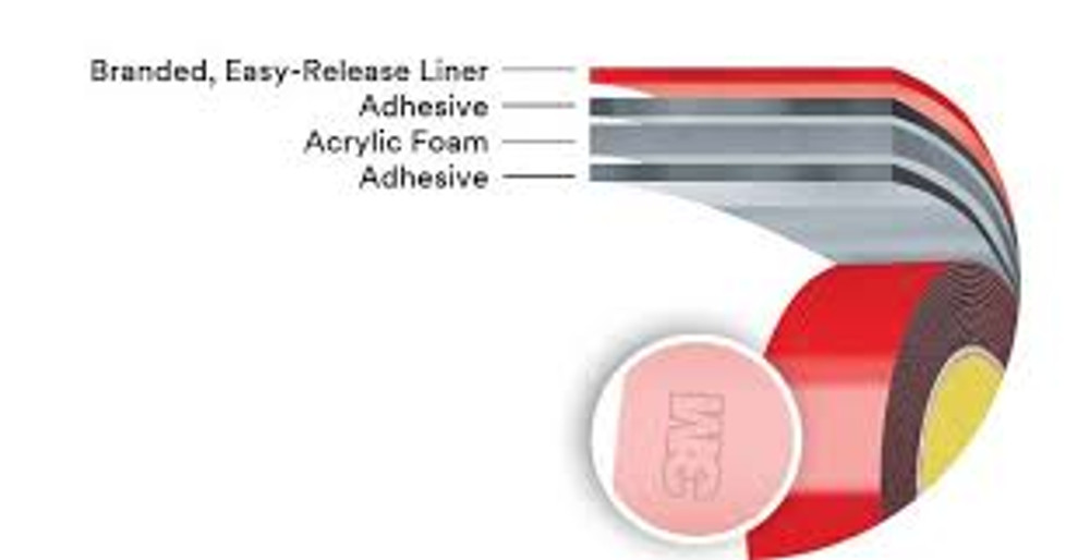 3M Acrylic Foam and Plus Tapes Sealing and Weatherstrip ApplicationTools and Replacement Parts, Left Rear Pad 81390