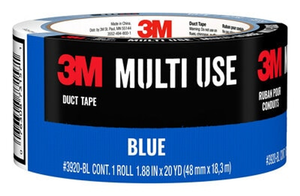 3920-BL Blue Colored Duct Tape 20 yd