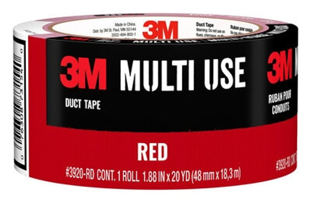 3920-RD Red Colored Duct Tape 20 yd