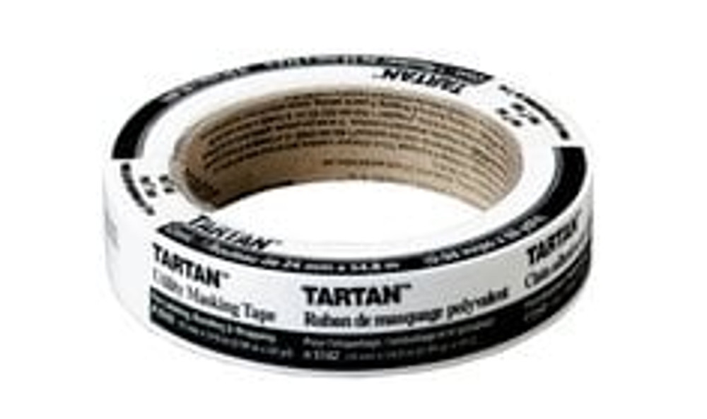 Tartan Masking Tape 5142-24A, .94 in x 60.1 yd (24 mm x 55 m) 36 rls/cs 92104