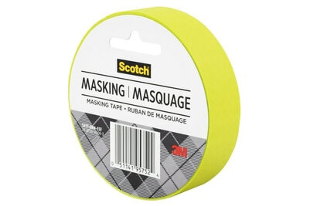Scotch Expressions Masking Tape 3437-GRN-ESF, Lemon Lime 95752