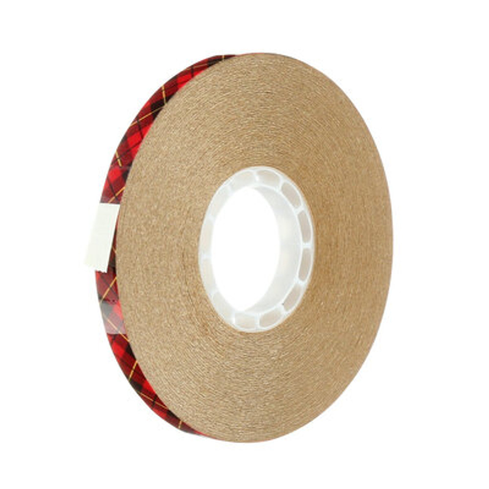 Scotch ATG Adhesive Transfer Tape 924, Clear, 1/4 in x 60 yd, 2 mil, 12rolls per inner, 6 inners per case 38442