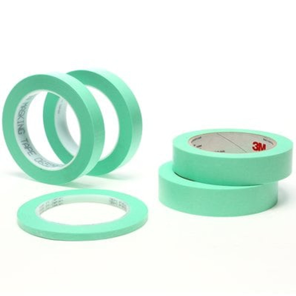 3M Precision Masking Tape, 06620, 1 in x 60 yds 12 roles per case