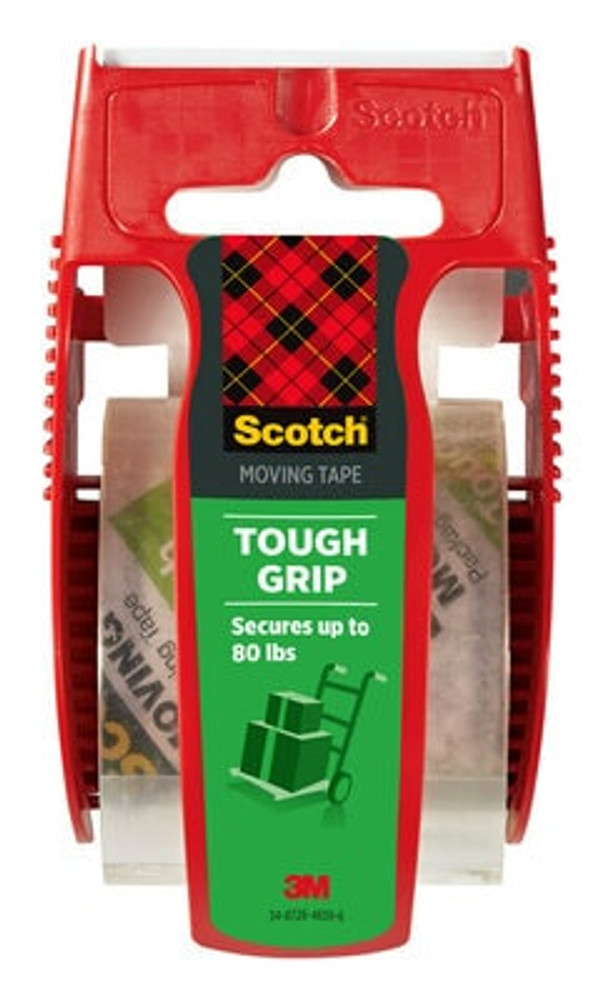 Scotch® Tough Grip Moving Packaging Tape 150, 1.88 in x 22.2 yd (48 mm x 20.3 m)