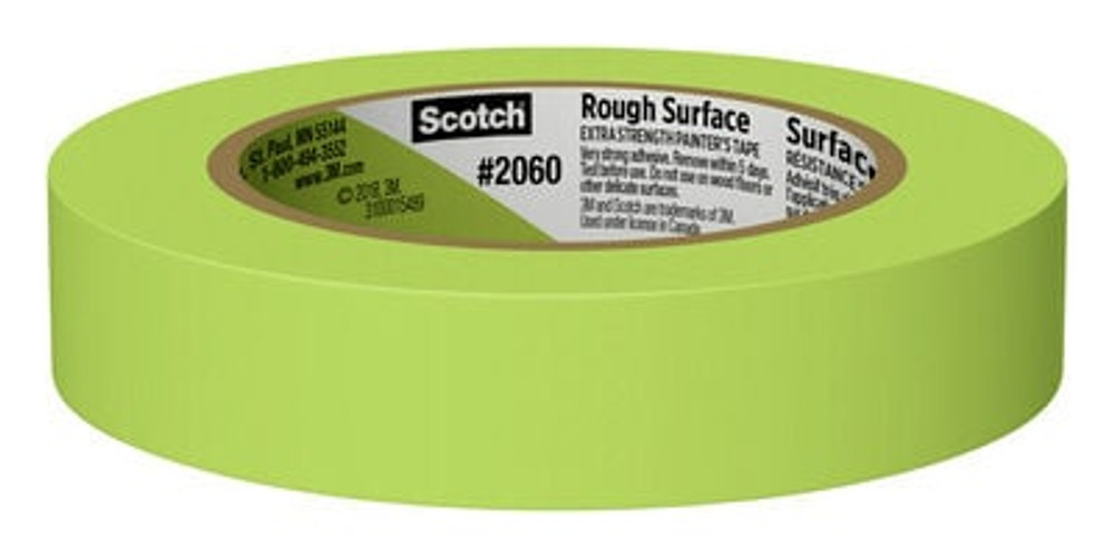 Scotch Rough Surface Painter's Tape 2060-24AR-BK, 0.94 in x 60.1 yd (24mm x 55m), BULK 72066