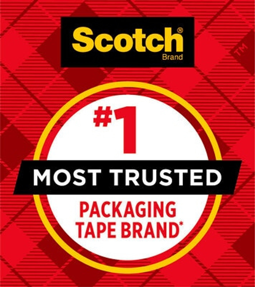 Scotch Heavy Duty Shipping Packaging Tape, 142L 1.88 in x 27.7 yd (48mm x 25,4 m) 70806