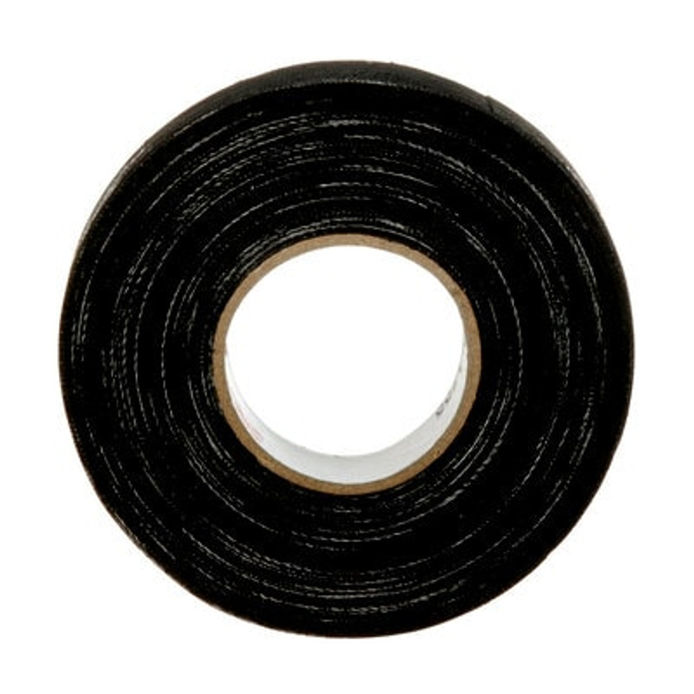 3M Temflex Cotton Friction Tape 1755, 3/4 in x 60 ft, Black, 20rolls/Case 57173
