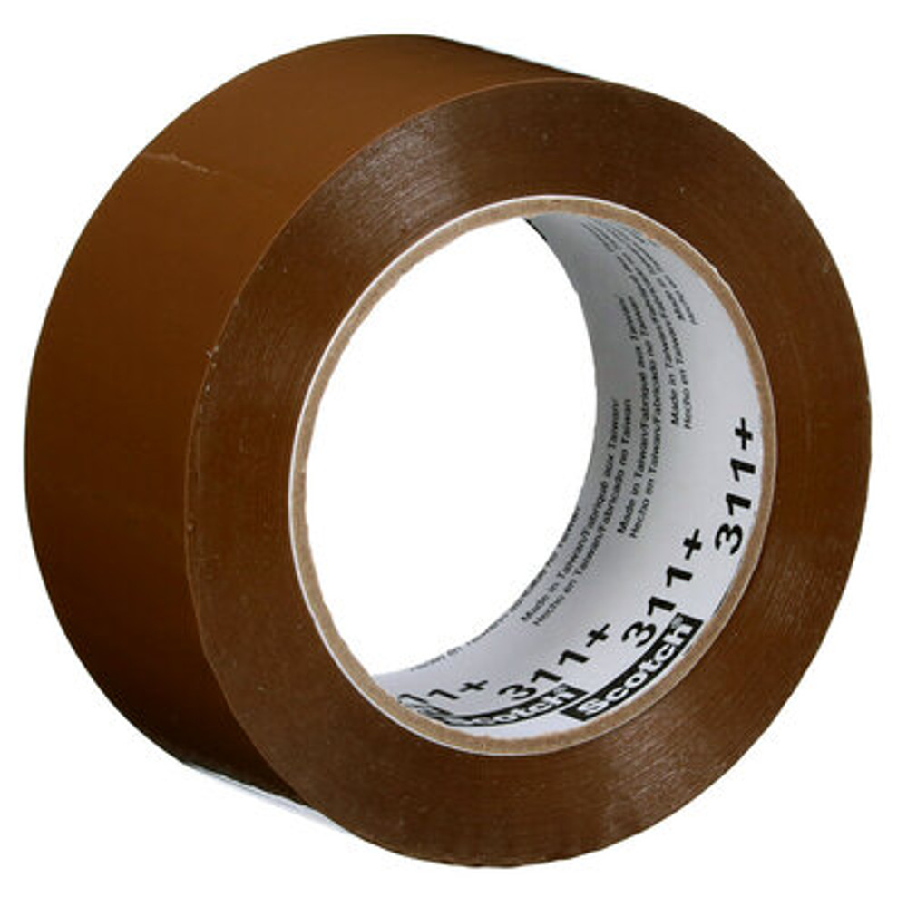 Scotch® High Tack Box Sealing Tape 311+, tan, 48mm x 100m