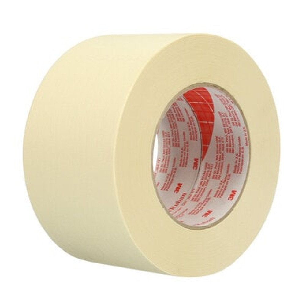 3M Performance Masking Tape 2364, Tan, 72 mm x 55 m, 6.5 mil, 12/Case