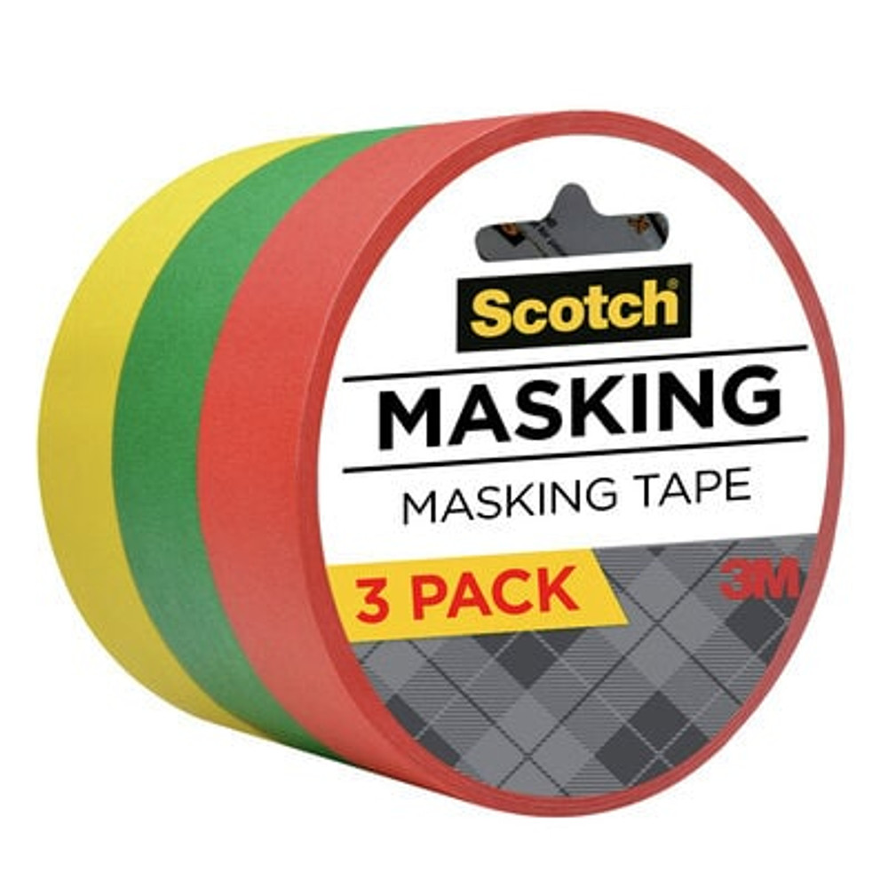 Scotch Expressions Masking Tape 3437-3PRM, 3PK Primary