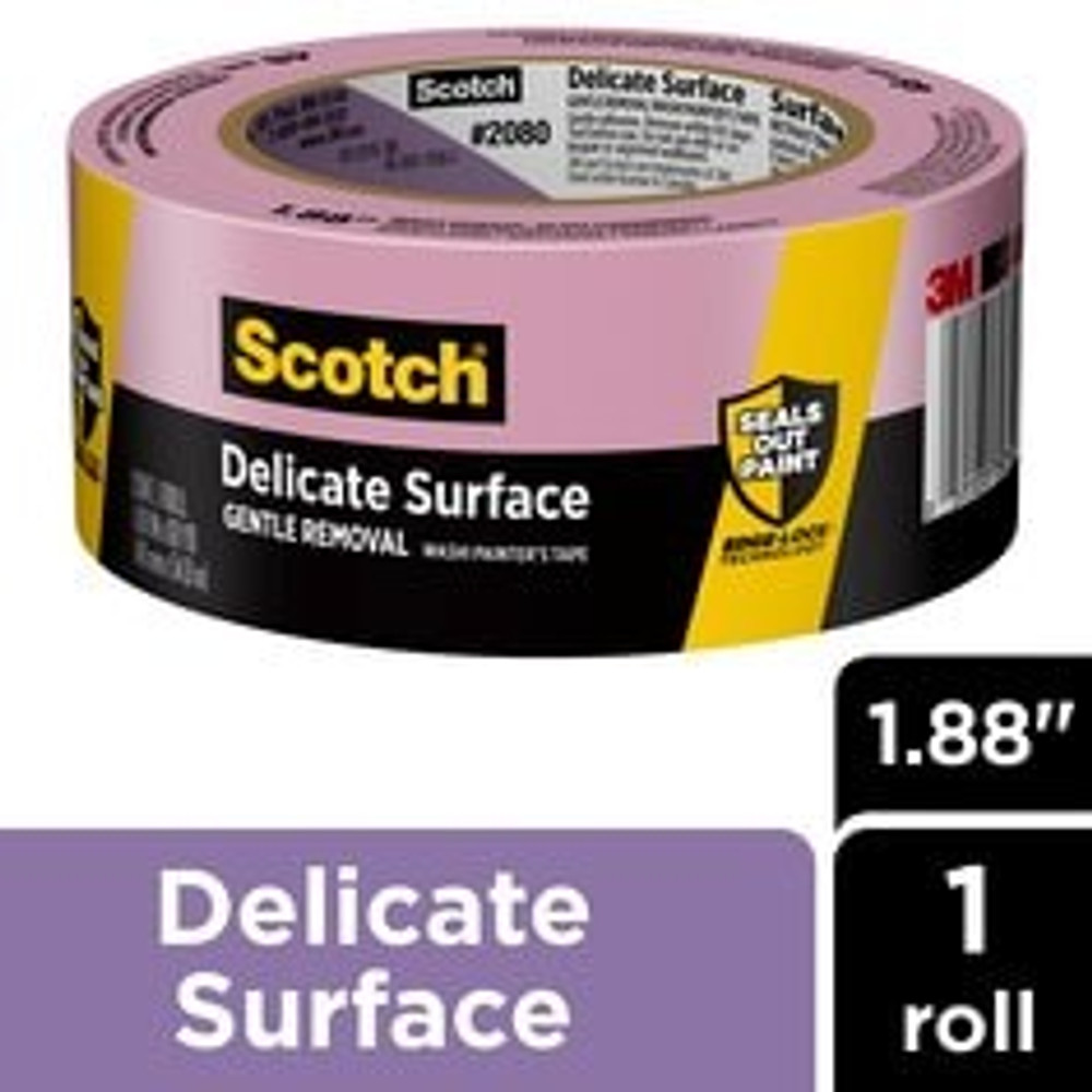 Scotch Delicate Surface Painter's Tape 2080-48NC, 1.88 in x 60 yd (48mmx 54,8m) 79750