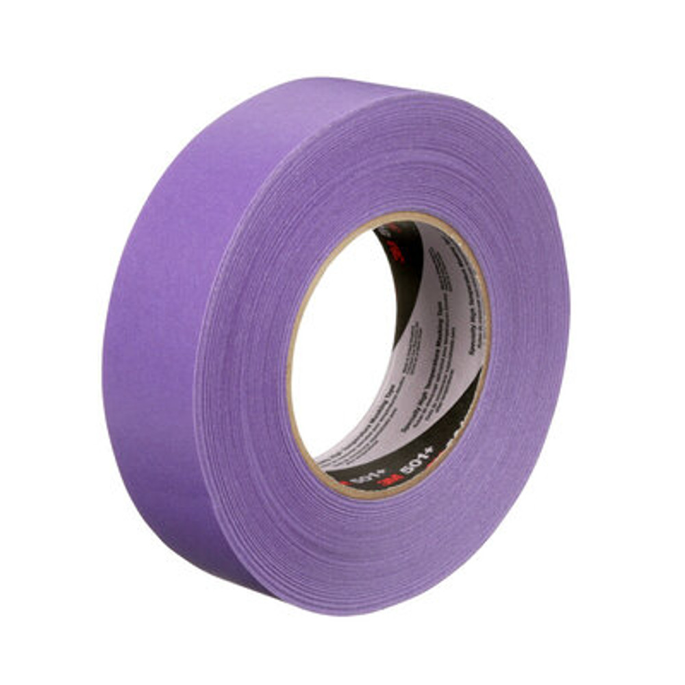3M Specialty High Temperature Purple Masking Tape 501+, 36 mm x 55 m,
 6.0 mil, 24 per case